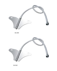 Stainless Steel Modern Bidet Sprayer Butterfly Plate Jet <b>Spray</b> Head Wall <b>Mounted</b> Toilet <b>Spray</b> Attachment with Self-Cleaning - Product Image 1