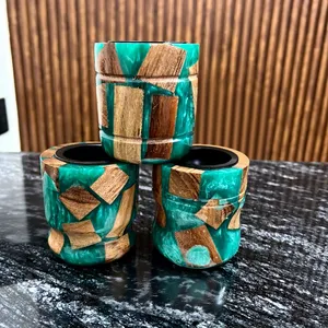 Quemador de Incienso Artesanal de Madera de Sándalo y Resina, Estilo Marroquí, Difusor de Aromaterapia Ecológico, Incienso Indio - Product Image 5