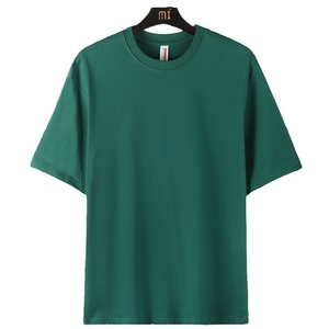 Camiseta de Doble Hilo de 220g con Logotipo Personalizado, 100% Algodón Orgánico, Corte Regular, Unisex, Diseño Simple y Moderno - Product Image 3