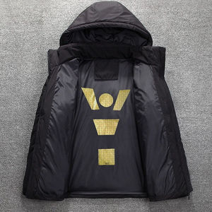 Chaquetas de Invierno para Hombre, Ecológicas, con Calefacción, Casuales, con Capucha, de Poliéster, Acolchadas, Tallas Grandes, con Cierre de Cremallera, Cortavientos - Product Image 2