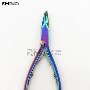 Pince à extensions capillaires micro-anneaux RMI professionnelle en acier inoxydable de haute qualité et durable, couleur personnalisable - Product Image 2