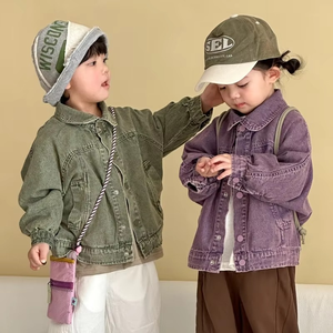 Korean Style Kids Denim Coat Boys and Girls the New Spring Autumn Children's Denim <b>Jacket</b> Retro Denim <b>Jacket</b> for Baby Coat - Product Image 3