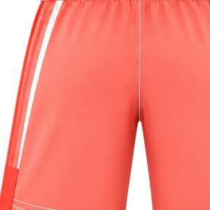Shorts de rugby personnalisés orange corail et blanc, uniforme d'équipe respirant et léger, vêtements de sport personnalisés pour l'entraînement, performance athlétique - Product Image 4