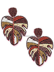 Pendientes Boho Hechos a Mano con Diseño de Abeja, Perlas de Imitación y Cuentas, Diseño de Flor Personalizado, Estilo Bohemia, Unisex, para Regalo - Product Image 4