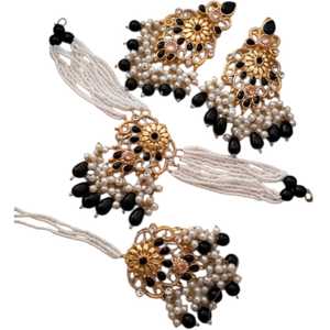 Juego de Joyería de Acero Inoxidable Chapado en Oro de 3 Piezas de Primera Calidad para Mujer, Venta al por Mayor, Ideal para Bodas y Fiestas - Product Image 1