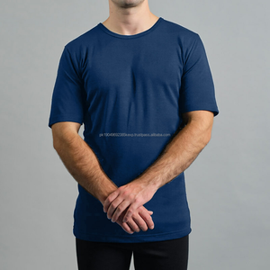 T-shirt pour homme en coton 100% de qualité supérieure, design écoresponsable, couleur unie, léger, idéal pour l'extérieur, matière douce. - Product Image 4