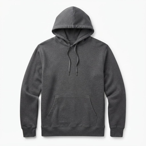 เสื้อฮู้ดดี้ทรงบ็อกซี่ผู้ชายผ้าฝ้าย 100% ขายส่ง แบบโอเวอร์ไซส์ สั่งทำได้ พร้อมสกรีนลายตามต้องการ เสื้อครอป สตรีทแวร์หนานุ่มสำหรับผู้ชาย - Product Image 3