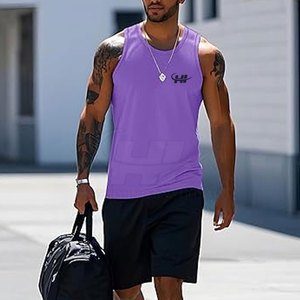 Débardeur décontracté léger pour homme, best-seller 2026, en maille respirante, tissu polyester/coton de haute qualité - Product Image 4
