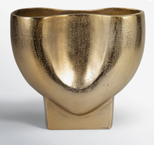 Luxury Flower Vase Portable Gold Planter Wedding Flower Pot Table Decoration Item Handmade Aluminium metal Vase Wholesale Price - Product Image 1