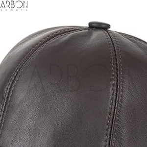 2026 Comfortable Premium Quality Fashionable Durable Streetwear Custom Logo Genuine Leather Baseball Cap for Men and Women - Product Image 6