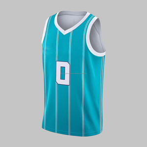 OEM camisetas de baloncesto personalizado equipo juvenil conjunto diseño transpirable al por mayor personalizado jóvenes baloncesto uniformes sublimación cesta - Product Image 2