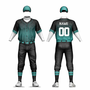 Top Design Customized Plus Size <b>Baseball</b> Uniforms Breathable Quick Dry Sports Wear <b>Sets</b> <b>Baseball</b> Uniform For Adults - Product Image 1