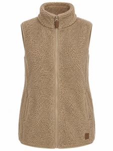 Gilet polaire sans manches pour femme de haute qualité, coupe-vent, respirant, séchage rapide, idéal pour la randonnée et les voyages, vente en gros, pas cher - Product Image 6