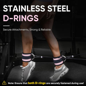 Sangle de cheville Tibialis pour entraînement avec câbles et haltères – Renforcement des mollets - Product Image 4