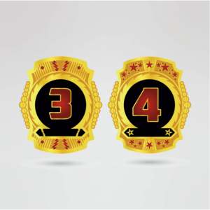 KISS Wrestling Championship Belt Red Strap Four-Sided Brass Zinc Gold <b>Metal</b> <b>Plates</b> Intricate Detailing Personalized Title Custom - Product Image 5