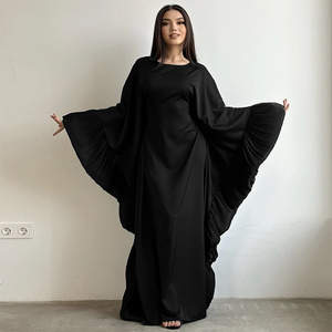 ชุดเดรสยาวแบบเรียบง่ายสไตล์มุสลิมสำหรับผู้หญิงหรูหรา แขนยาวทรงตรง แบบอบายะห์ ดูไบ แฟชั่นมุสลิม ผ้าสีพื้น คัฟตัน 2026 - Product Image 4