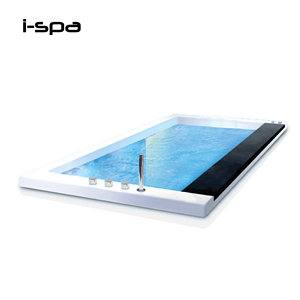Bañera Rectangular de Acrílico I-Spa de 1.7m, Diseño Moderno con Hidromasaje y Aire Comprimido, Luz de Colores Controlada por Computadora - Product Image 2