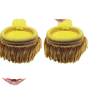 Epolete Táctico Amarillo Napoleón Francés de Alta Calidad, Hecho a Mano, para Disfraz - Product Image 4