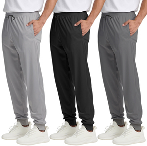 Pantalones Deportivos Ligeros y Transpirables para Hombre, Pantalones de Fitness de Secado Rápido para Verano, en Material de Poliéster y Algodón Sólido - Product Image 5