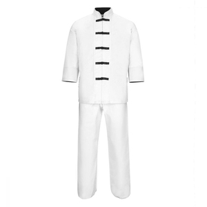 Tenue de Kung Fu Professionnelle OEM, Uniforme d'Arts Martiaux Tai Chi Wushu, Mélange Polyester/Coton, Séchage Rapide, Extensible et Respirant - Product Image 1