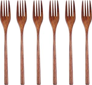 Tenedor de madera ecológico para el hogar y el jardín, utensilios de mesa para fiestas, al mejor precio, precio al por mayor, tenedor de madera personalizado - Product Image 5
