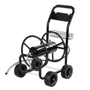 Camioncino da donna 97*53*100cm in ferro nero con ruote a raggi in ferro verdi (non pneumatiche) - Product Image 6