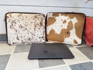 Hot Sale Cowhide Leather Laptop Sleeve Bag 16 Inch Vintage Laptop Protective Carrying Bags & Covers for Unisex - Product Image 4