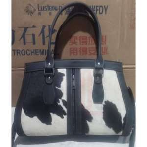 Bolsos de estilo europeo con asas, bolso de mano de cuero a la moda para damas, bolsos de mano de cuero de cabra de estilo europeo tradicional - Product Image 1