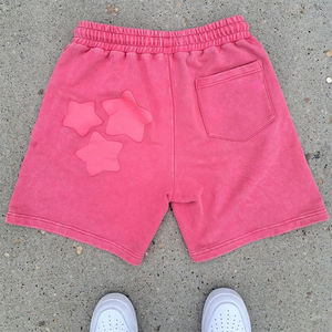 Short d'été vintage OEM pour hommes en nylon/coton de haute qualité taille moyenne respirant séchage rapide écologique personnalisé rue solide - Product Image 4