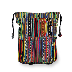 Cotton <b>Drawstring</b> <b>Backpack</b> Comfy and Eco-Friendly for Daily Use - Product Image 1