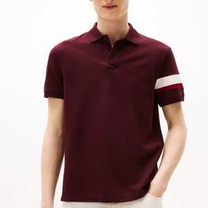 เสื้อโปโลผู้ชายผ้าฝ้าย 100% ปักโลโก้ตามสั่ง OEM เสื้อโปโลลำลองสำหรับเล่นกีฬา ขายส่ง - Product Image 5