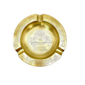 Acheter en ligne Cendrier décoratif Accessoires pour fumeurs en métal Cendrier à usage domestique Cadeau pour fumeurs Cendrier de luxe pour hommes toxicomanes - Product Image 4