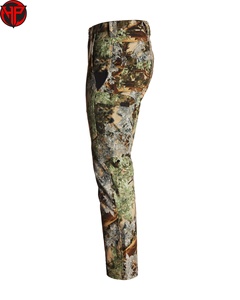 Pantalon de chasse unisexe camouflage imprimé numérique, respirant, en polyester, pour activités de plein air en automne - Product Image 2