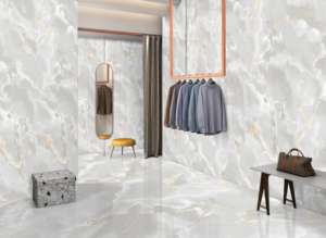 Carreaux de porcelaine brillants de luxe pour l'exportation, 800x1600, 1200x1800, 750x1500 mm, dalles de luxe pour intérieur moderne - Product Image 6