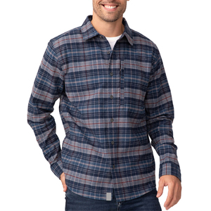 Camisa de Franela Personalizada para Hombre 2026, Manga Larga, Casual, con Botones, Sólida, Transpirable, 100% Algodón, Teñido Liso, a Precio Económico - Product Image 2