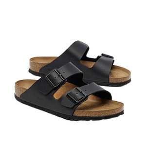 Sandales pour hommes en cuir véritable à bout rond, confort modernes, chaussures d'été, export mondial, fabricant en gros - Product Image 5