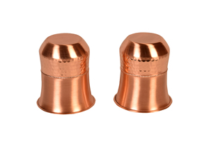 Verre à eau en cuivre pur à double paroi, écologique, avec couvercles, durable et élégant, conçu pour l'hydratation quotidienne et l'utilisation à la maison et en extérieur - Product Image 3