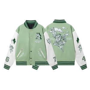 Chaqueta Deportiva de Invierno Estilo Universitario con Forro Polar, Diseño Personalizado, Precio de Fábrica al por Mayor - Product Image 3