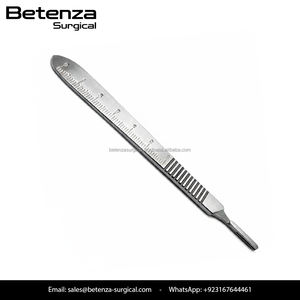 ด้ามมีดผ่าตัดคุณภาพดีที่สุด เบอร์ 3 ผลิตจากเหล็กกล้าไร้สนิมเยอรมัน SUS 420J1 สำหรับการผ่าตัด ใช้ร่วมกับใบมีดเบอร์ 10-16 ได้ - Product Image 3