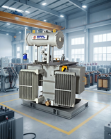 Transformateur de puissance triphasé 400 kVA 11 kV à prix d'usine, bobine en cuivre électrolytique à économie d'énergie, 50 Hz, pour l'électricité industrielle