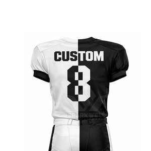 Uniforme de football américain Dynamic Team, tissu respirant, coutures solides et design résistant à la décoloration pour les matchs réguliers et les tournois. - Product Image 6