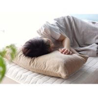 Ensemble de taies d'oreiller 100% coton fabriqué au Japon 42cm*68cm Tissu plissé bleu naturel Échantillon gratuit Marque personnalisée Modèle ZZZ0007