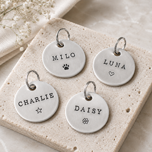 <b>Custom</b> Engraved Eco-Friendly Modern Brass Pet ID <b>Tags</b> Personalized <b>Dog</b> Cat Name <b>Tags</b> Premium Round Metal Collar Accessories - Product Image 2
