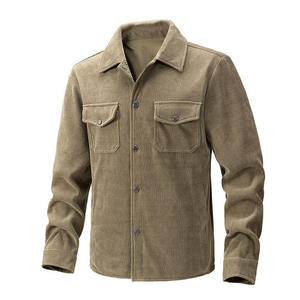 เสื้อแจ็คเก็ตยีนส์ผู้ชาย แบบซิปครึ่งตัว ติดกระดุมด้านหน้า สวมใส่สบายๆ ในฤดูใบไม้ร่วง ผ้าฝ้าย 100% สีพื้น ทรงปกติ เป็นมิตรกับสิ่งแวดล้อม - Product Image 3