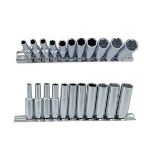 11-PC 1/4 "Acabado en cromo DIY Grado DEEP SOCKETS SET OEM Personalizable - Product Image 1