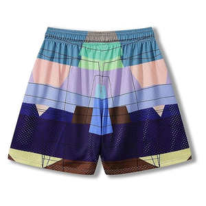 Nouveaux shorts de sport en mesh sublimé de haute qualité pour l'été, séchage rapide, pour hommes - Product Image 2