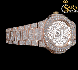 Gran oferta, colección de joyería fina para hombre a la moda antigua, Baguette cuadrada, relojes de diamantes naturales, cristal de acero inoxidable para cada - Product Image 3