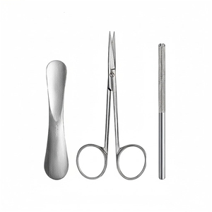 Ensemble d'instruments de chirurgie du chalazion en 11 pièces, implants dentriques, acier inoxydable ophtalmique, certifié CE, kit chirurgical oculaire - Product Image 3