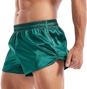 Elastic Waist Stretchable <b>Men</b> <b>Silk</b> Elastane Shorts Beach Wear Swim Trunks <b>Silk</b> Shorts <b>Pajamas</b> Nightwear Boxy Silky Shorts - Product Image 6