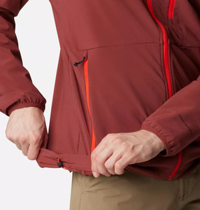 Veste softshell respirante pour hommes, idéale pour les sports de plein air, avec capuche et ourlet ajustables, de haute qualité, pour la randonnée et la course à pied - Product Image 5